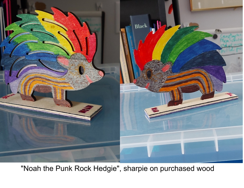 Noah the Punk Rock Hedgie