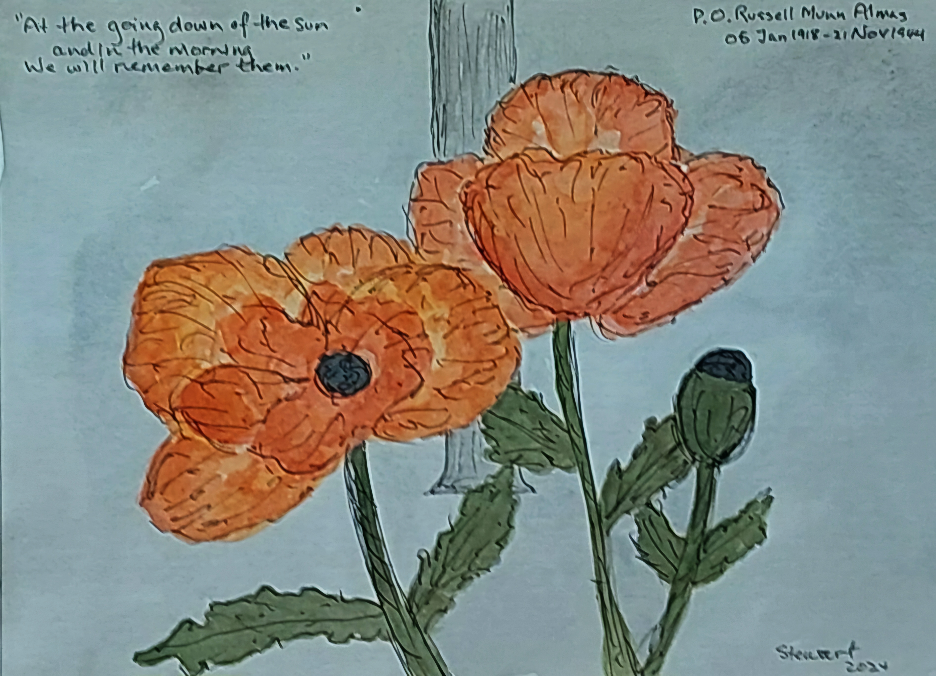Poppies for Russ