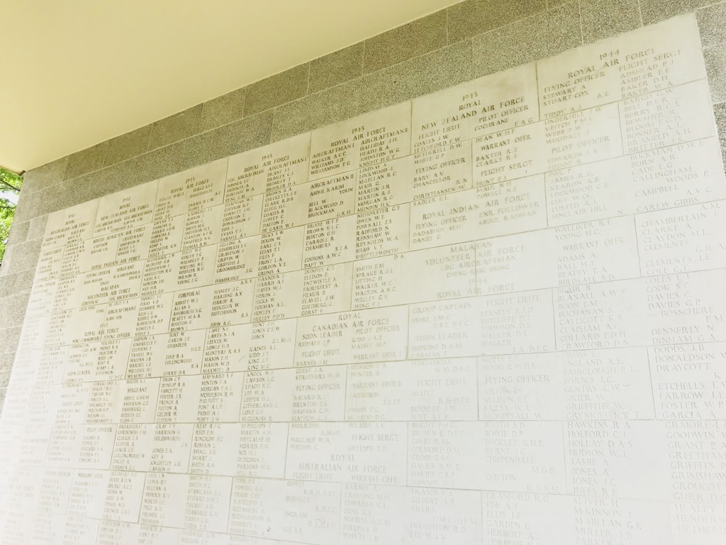 Names on the Memorial