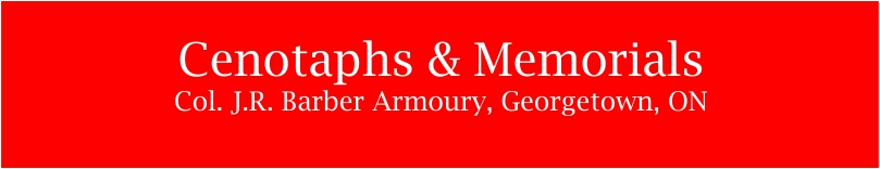Col. J.R. Barber Armoury, Georgetown, ON