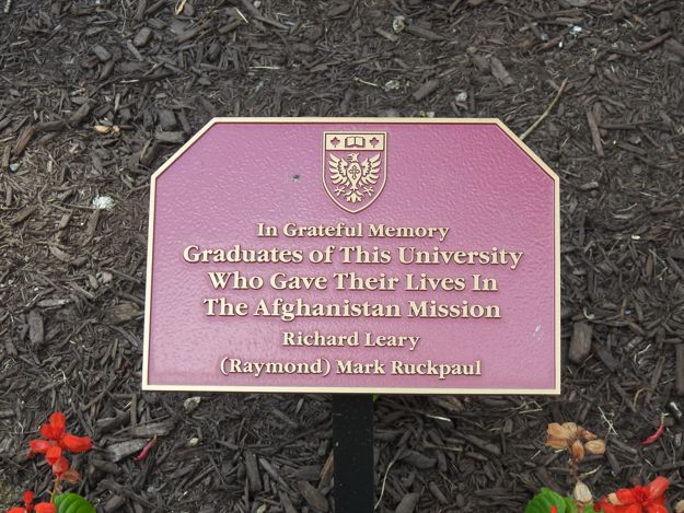 Memorial plaque