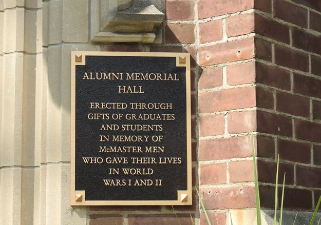 Memorial plaque