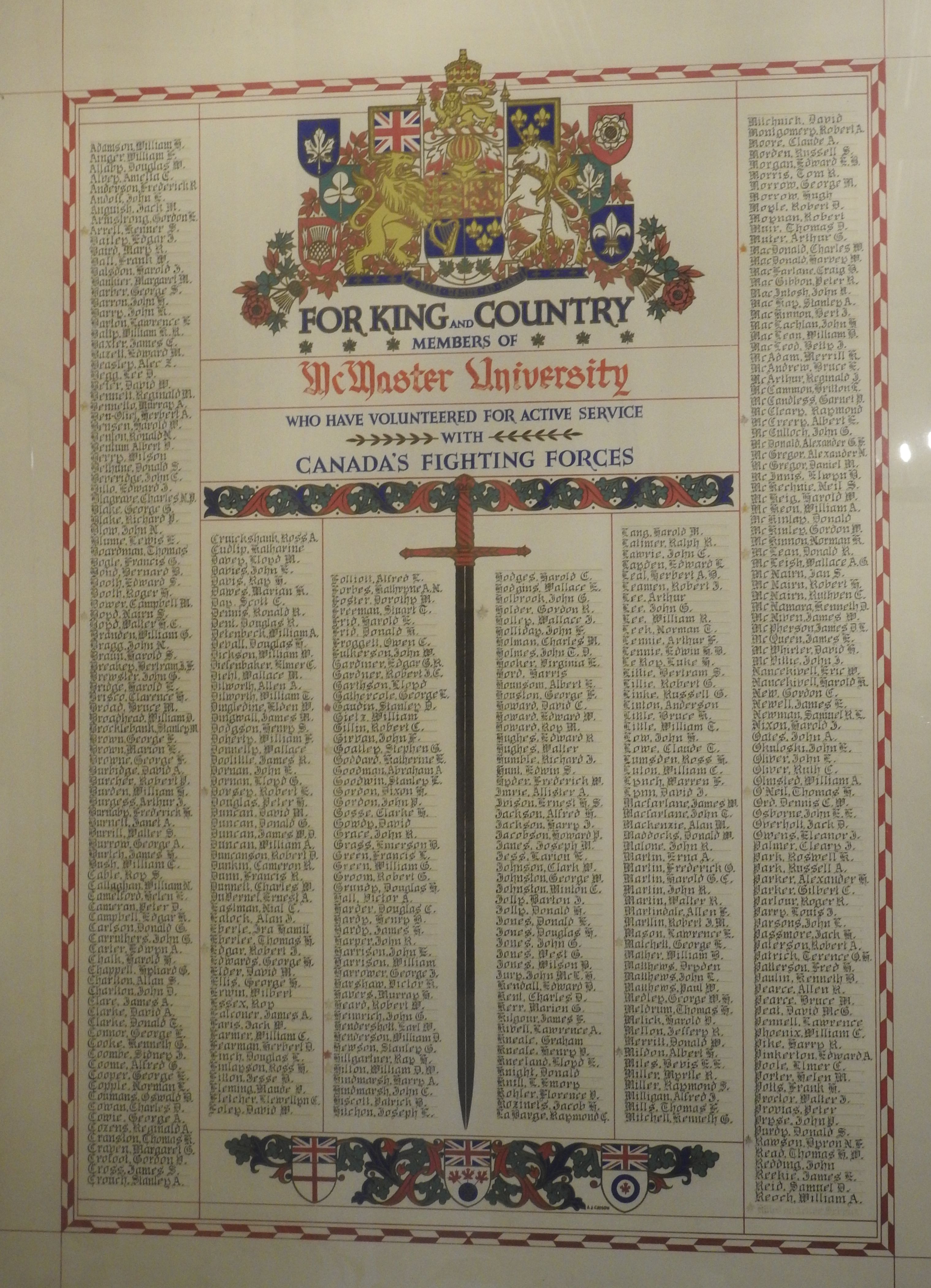 Memorial bench