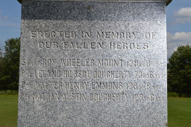 Inscription on cenotaph