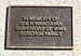 Memorial Plaque