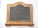 Memorial Plaque