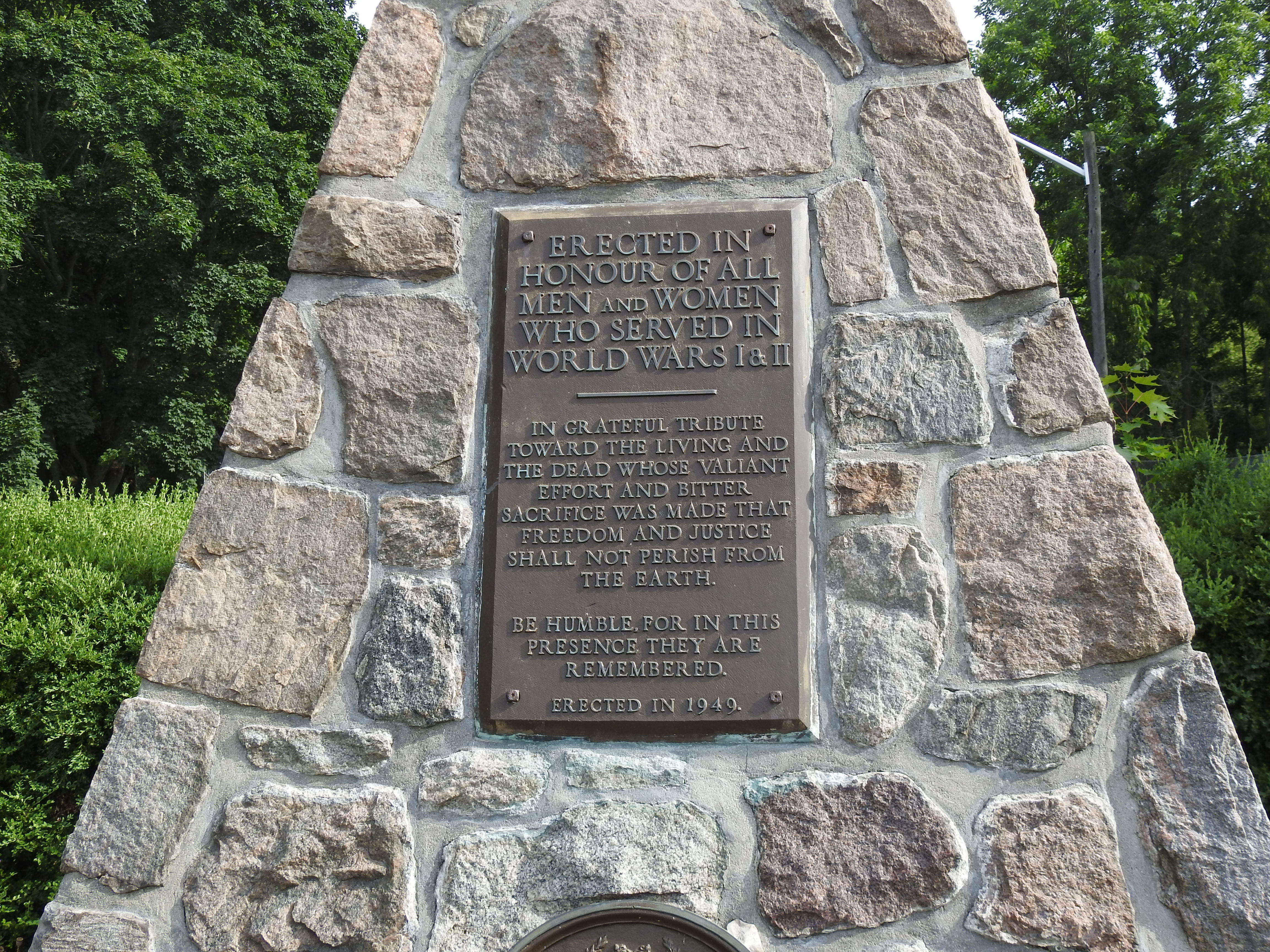 Dedication Plaque