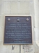 Historical plaque
