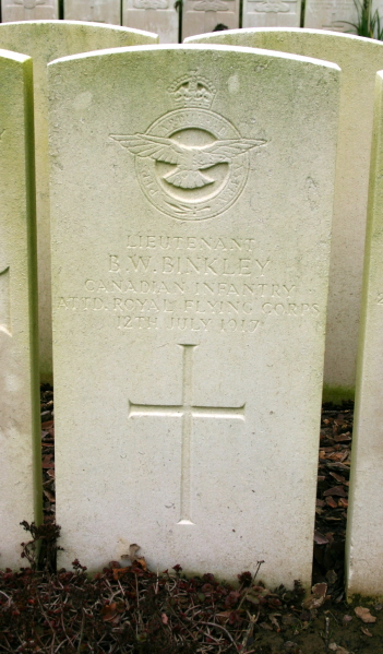 Basil Ward Binkley's Gravestone